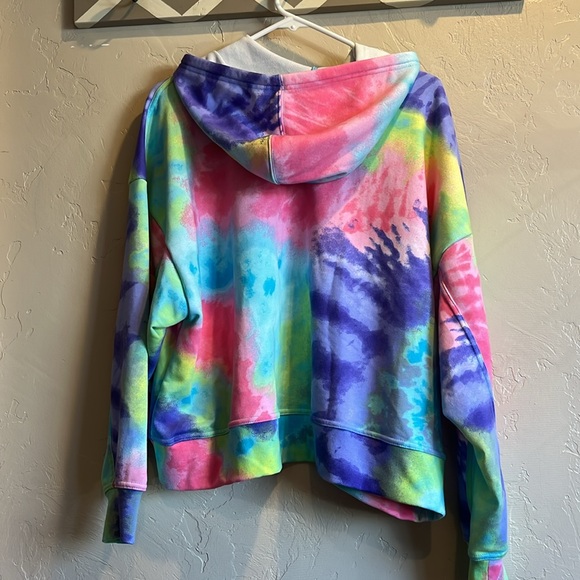 Nike Get Fit Women's French Terry Tie-Dye Training Hoodie - Picture 5 of 10